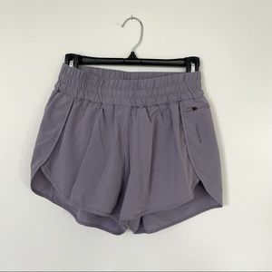 Paragon High Waisted Purple Running Shorts